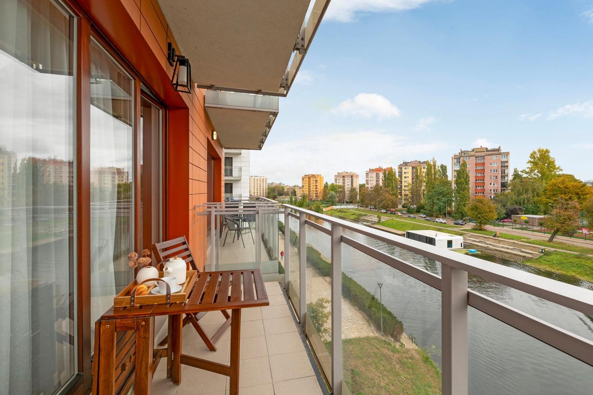 Aura - Riverside & Parking By Downtown Apartments Γκντανσκ Δωμάτιο φωτογραφία
