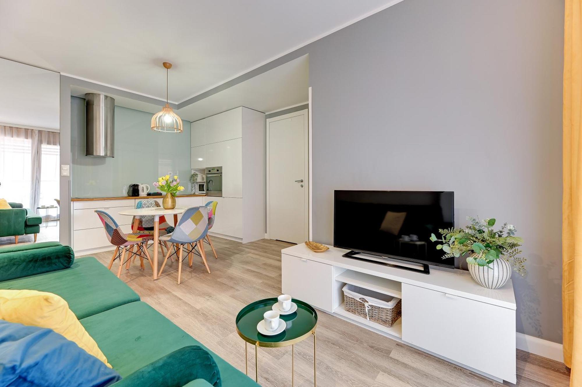 Aura - Riverside & Parking By Downtown Apartments Γκντανσκ Δωμάτιο φωτογραφία