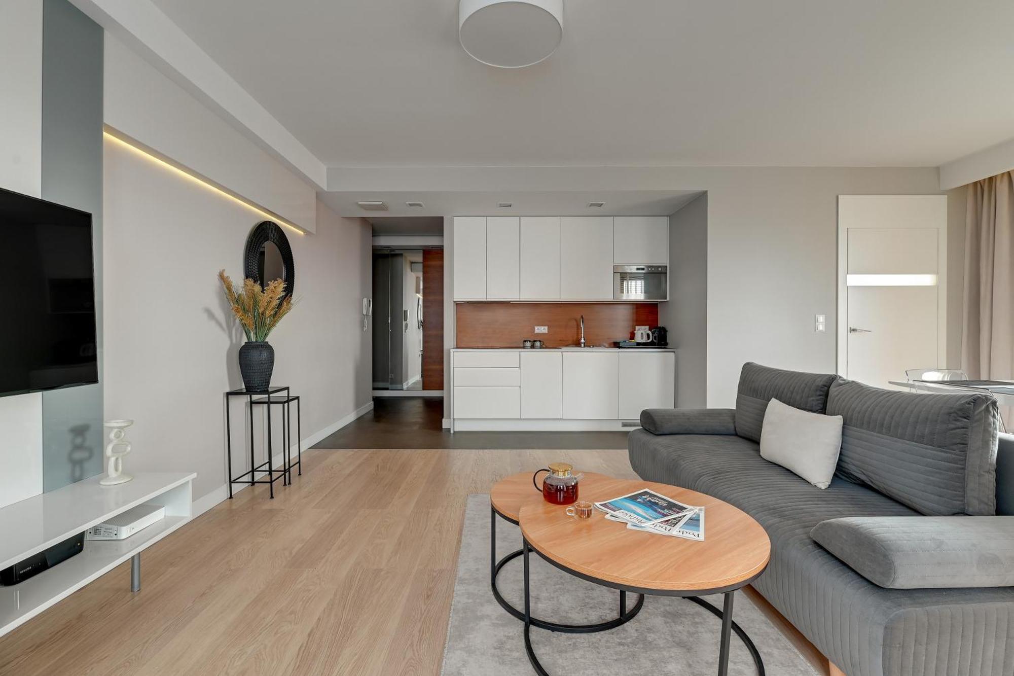 Aura - Riverside & Parking By Downtown Apartments Γκντανσκ Δωμάτιο φωτογραφία